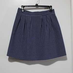 Blue Skater Skirt